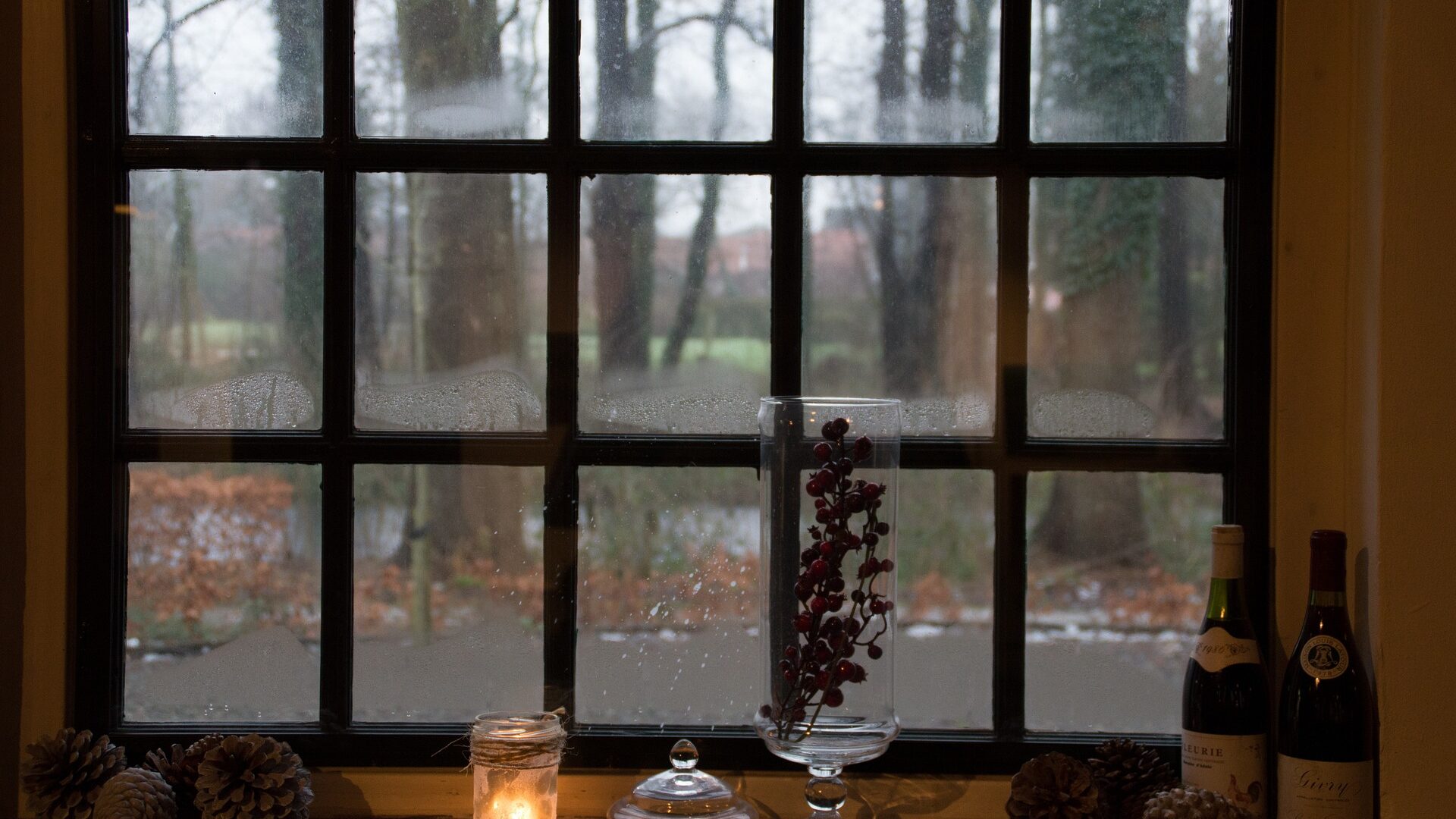 innen angelaufenes Fenster