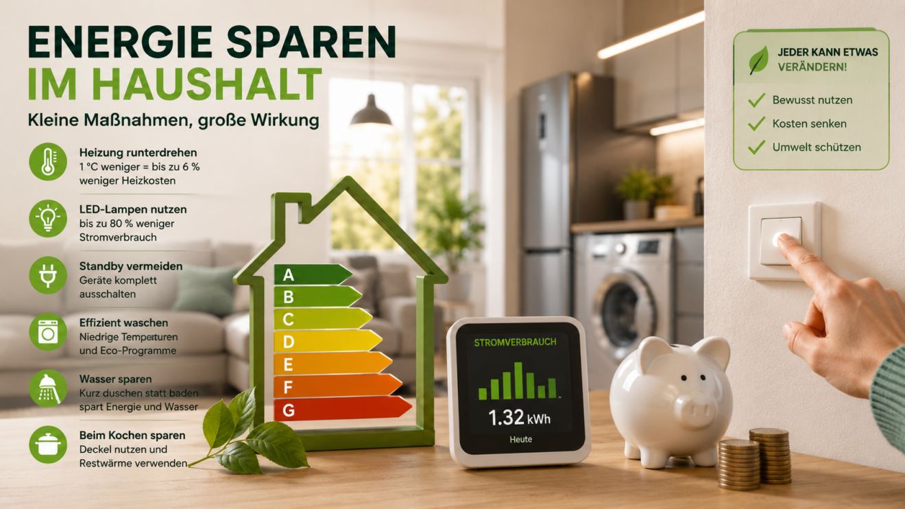 Energiesparen im Haushalt, Haushalt Strom sparen